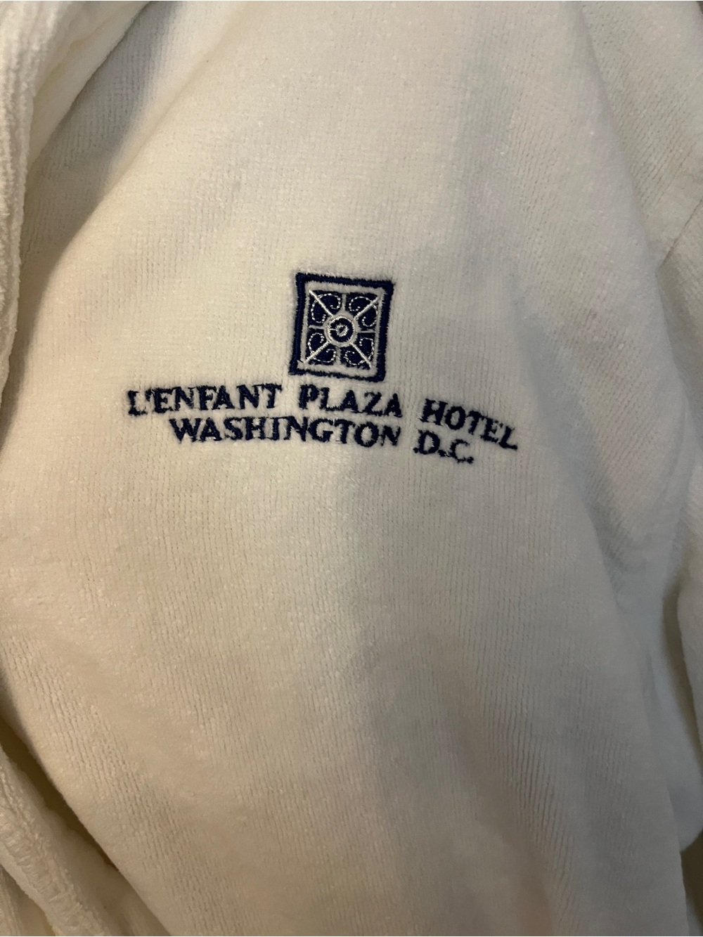100% Cotton Heavy Weight Robe - Unisex - One Size - White - Picture 3 of 4